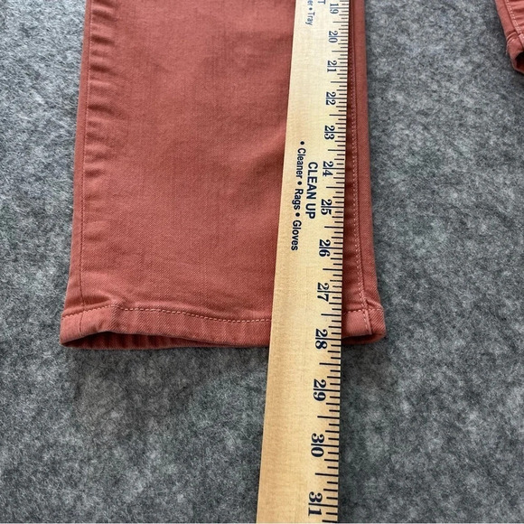 Soft Surroundings Pants Womens Large Peach Coral Stretch Jeans Straight Leg - Picture 13 of 14